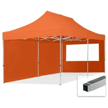 TOOLPORT Faltpavillon Economy 3 x 6 m inkl. 2 Seitenteile orange 59028