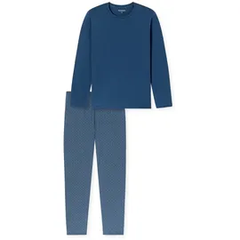 SCHIESSER Schlafanzug Casual Essentials Blau 56