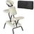 Tectake tectake® Massagestuhl, klappbar, gepolsterte Beinablagen, 80 x 50 x 105 cm