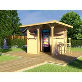 Weka Gartenlaube 657 262x262cm Pavillon natur (657.2626.00.02)