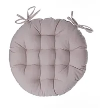 Atmosphera Sitzauflage rund 38 x 38 cm Beige