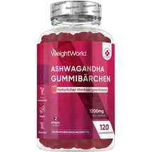 WeightWorld Ashwagandha 1200 mg Gummibärchen 120 St.