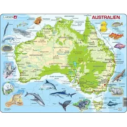 Puzzle - Australien (physisch)