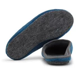 Pantoffelmann Pantoffeln Blau 38