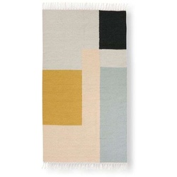 Ferm Living - Kelim Rug Small Squares - 140 cm - 80 cm