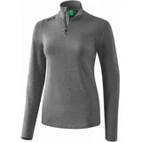 Erima Rollkragen Sweatshirt langarm Damen grey-melange 34