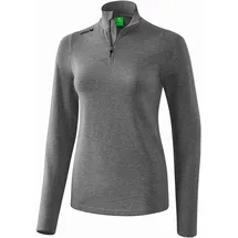 Erima Rollkragen Sweatshirt langarm Damen grey-melange 34