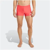 adidas 3-Streifen Badehose rot/weiß XL