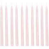 Partydeco Spitzkerze 24 cm 10 St. altrosa matt