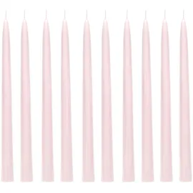 Partydeco Spitzkerze 24 cm 10 St. altrosa matt