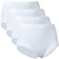 SCHIESSER Taillenslip 4 Stk. Weiß 42