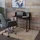 MCW Schreibtisch HWC-K69, Laptoptisch Bürotisch, 82x51cm 3D-Struktur, Metall MDF ~ schwarz