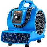 Vevor Bodengebläse, 1250U/min Ventilator Radiallüfter Lüfter 4Blaswinkeln 3Gänge