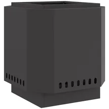 vidaXL Feuerplatz Schwarz 48 X 48 X 51 Cm Kaltgewalzter Stahl Vidaxl