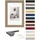 walther + design Home Holzrahmen schwarz 40x60 cm 3er Set