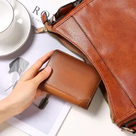 luxuskollektion Herren Geldbörse RFID Schutz braun