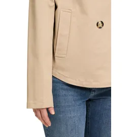 Amber & June Damen Sommerjacke mit Kragen beige 40