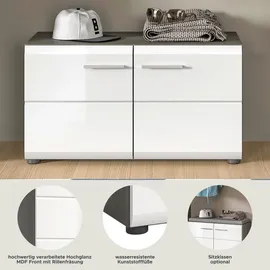 xonox.home Salsa Sitzbank 80x44x37 cm grau