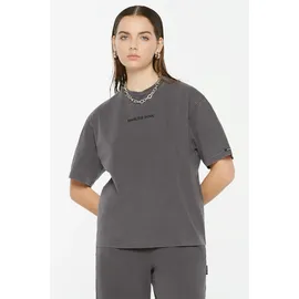 Harlem Soul HARLEM SOUL, Damen, Gr. XXL, grau, Single Jersey, Material: 100% Baumwolle, bedruckt, regular fit normal, Rundhals, eingesetzt gerader Abschluss, Shirts Rundhalsshirt, aus Baumwolle