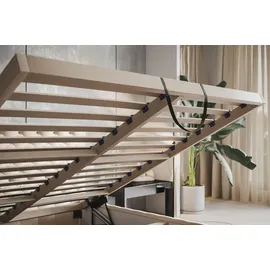 alpimeble Polsterbett 120 x 200 cm Beige