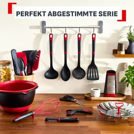 Tefal Knoblauchpresse Ingenio+ Edelstahl/Kunststoff schwarz/rot