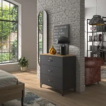 Gami Manchester 81 x 82 x 40 cm Schwarz