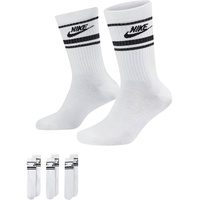Nike Golf Socken Everyday Essential Crew 3er-Pack weißschwarz - L