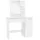 ML-Design Schminktisch Mit Spiegel, Frisiertisch Mit Schublade, 90 X 38 X 138 Cm, Weiß, Modern, Frisierkommode, Schminkkommode, Make-up Tisch, Schminktischset, Kosmetiktisch Mit Unterschrank