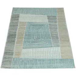 Teppich PACO HOME "Stilo 850", beige, B:80cm H:12mm L:150cm, Polypropylen (PP), Teppiche, In- und Outdoor geeignet, Wohnzimmer