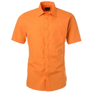 Kurzarm Hemd "JN680" - M - Orange