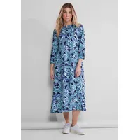 STREET ONE Print Midikleid - Türkis