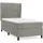 vidaXL Boxspringbett 100 x 200 cm Hellgrau