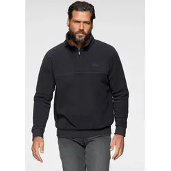 Fleecepullover, für die Übergangszeit aus Fleece, schnelltrocknend, Gr. L (52/54), marine, , 48436101-L