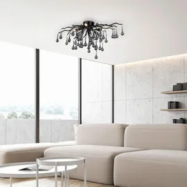 Paul Neuhaus Icicle, Deckenleuchte 42 Glasprismen, 8090-18,