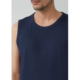s.Oliver Jersey-Tanktop mit Rippstruktur - blau - L