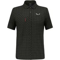 Salewa Puez Dry S/S Shirt Herren Kurzarm Hemd dark