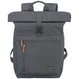Travelite Basics Rollup Rucksack 47 cm Laptopfach Rucksäcke Grau