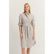 Bugatti Hemdblusenkleid Braun Gestreift 46