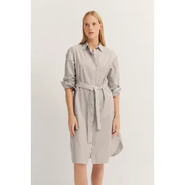 Bugatti Hemdblusenkleid Braun Gestreift 46