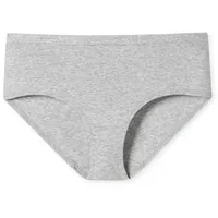 SCHIESSER Damen Panty Organic Cotton-Pure Rib Hipster-Höschen, grau-Mel_179884, 40