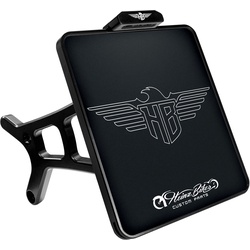 Heinz Bikes Side Mount, Kennzeichenträger - Schwarz - 210 x 140 mm