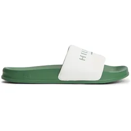 Tommy Hilfiger HILIFGER NEOPRENE POOL SLIDE Ivory/Grün 44