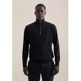 Seidensticker Stehkragenpullover Blau XL
