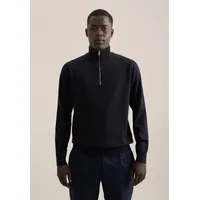 Seidensticker Stehkragenpullover Blau XL