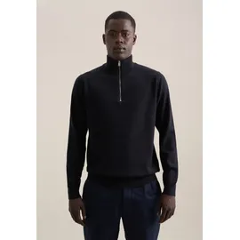 Seidensticker Stehkragenpullover Blau XL