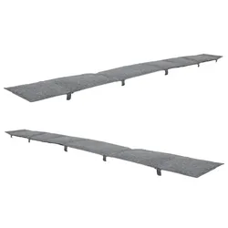 DuneDesign 2x FILZ Bierbank Auflage zum Wenden 220x25 x2cm Polster Bierzeltgarnitur Auflage