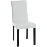 CLP Esszimmerstuhl Ina Kunstleder, ohne Armlehnen, hohe Rückenlehne weiß