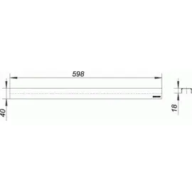 Dallmer Abdeckung CeraLine Standard, 600 mm