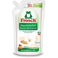 Frosch Weichspüler Mandelmilch Bio-Qualität, 193255, 1 Liter, hypoallergen, 40 Waschladungen