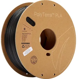 Polymaker PolyTerra PLA Schwarz 1.75mm - 3kg
